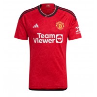 Camisa de time de futebol Manchester United Jadon Sancho #25 Replicas 1º Equipamento 2023-24 Manga Curta